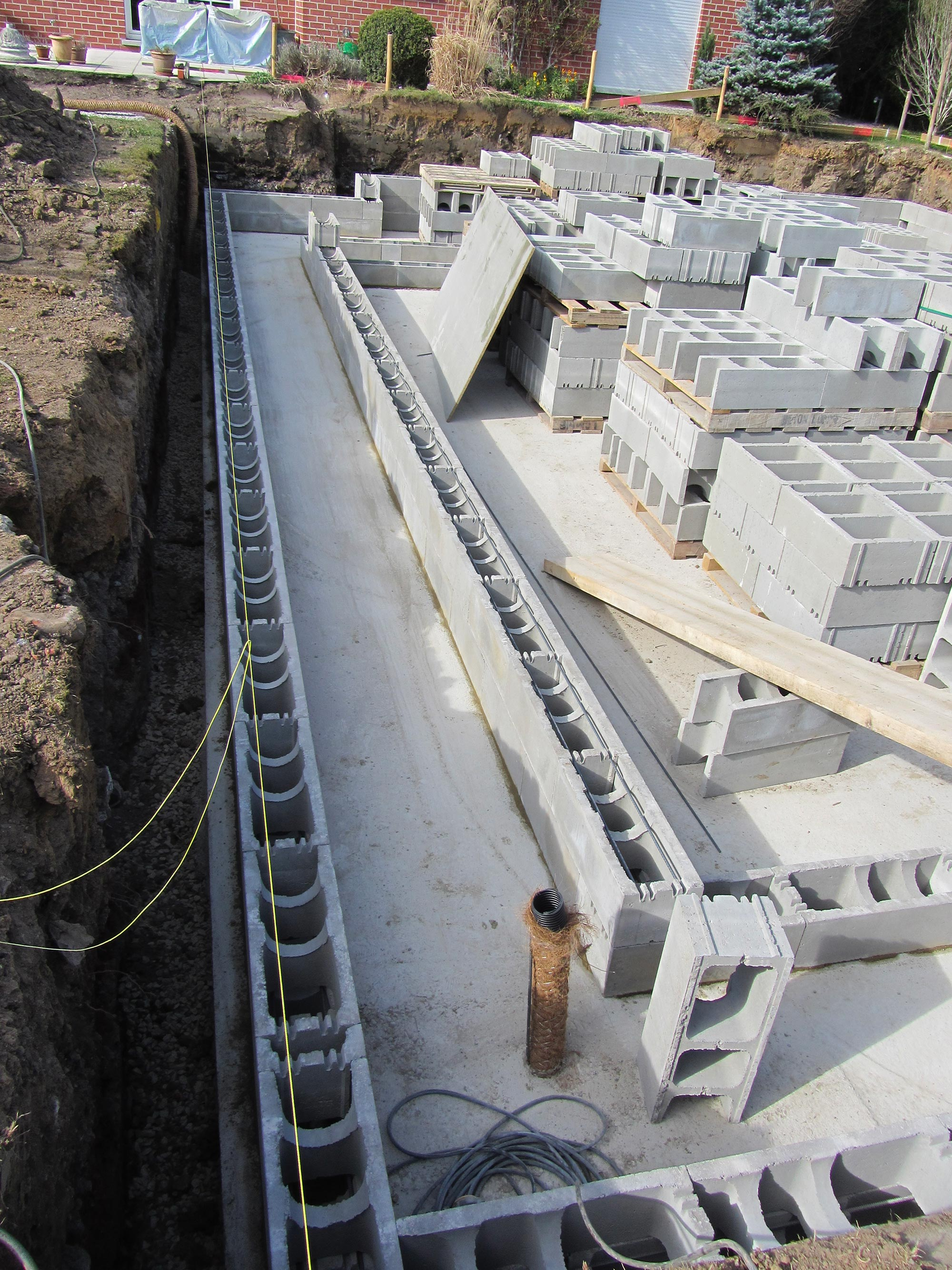 Pose de blocs en STEPOC