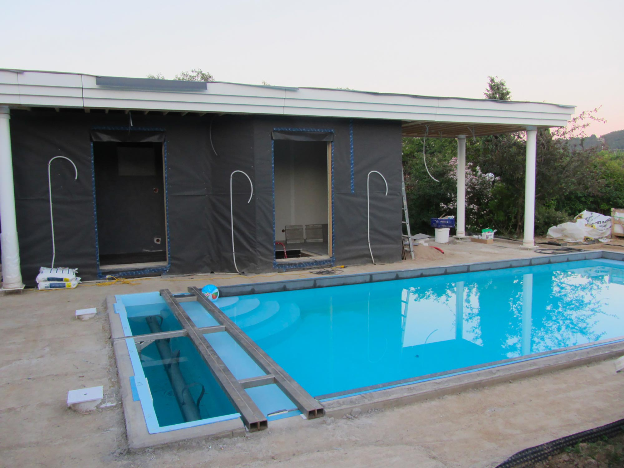 Bac de volet immergé