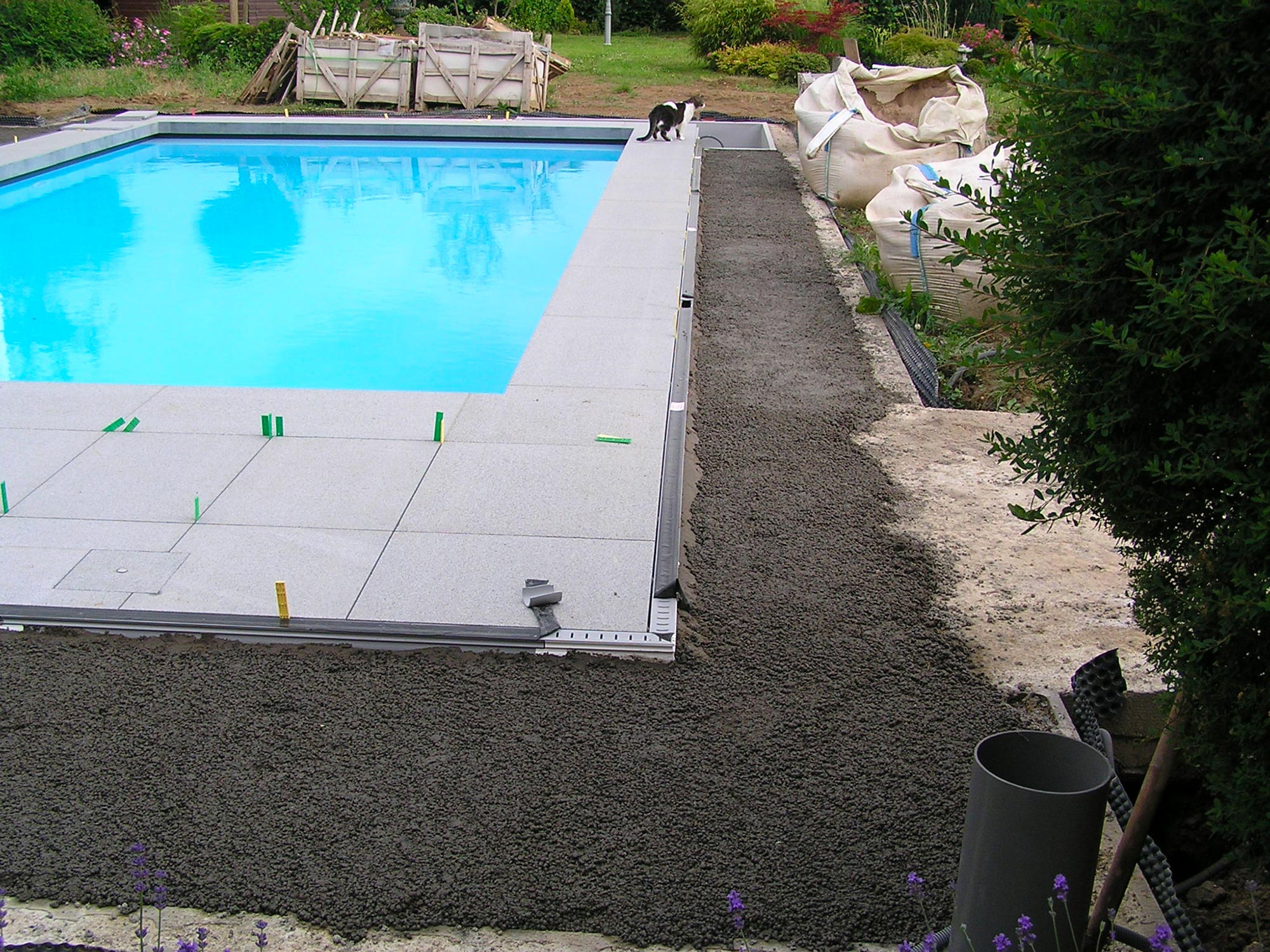 Goulotte de récupération d'eau