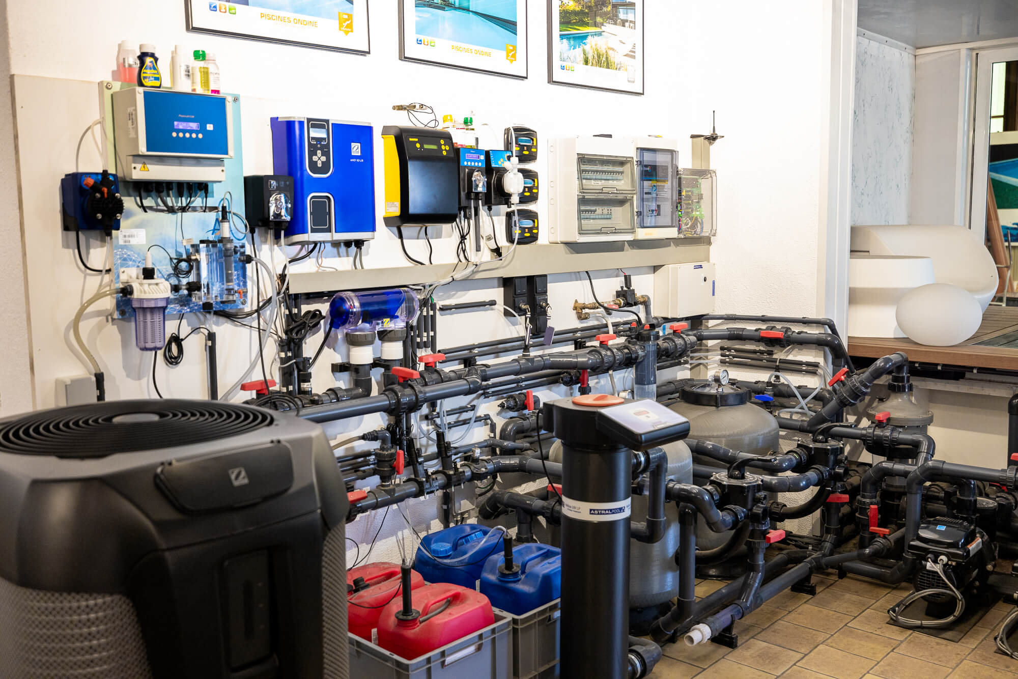 local technique piscine