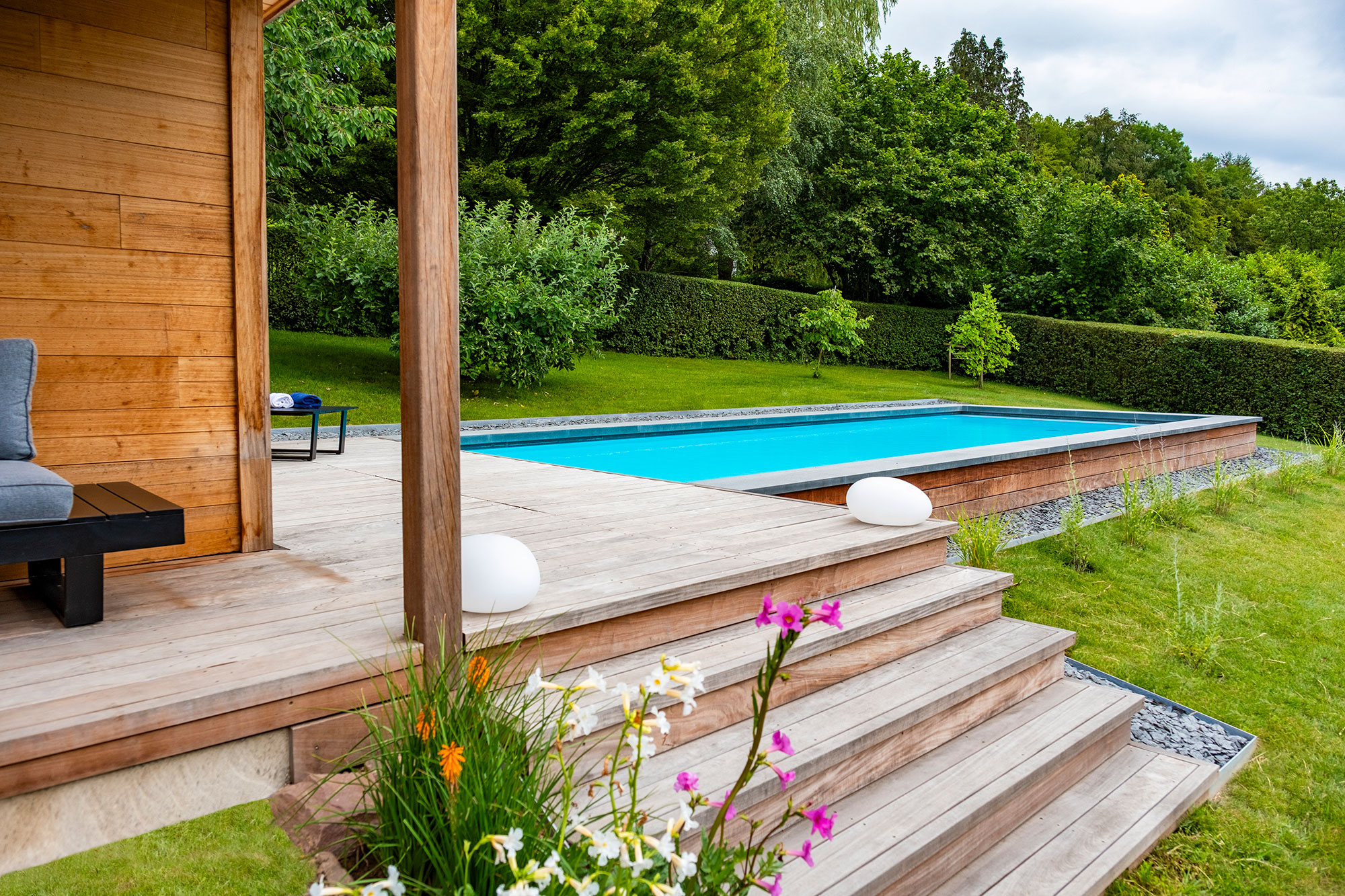 Piscine familiale à Tilff