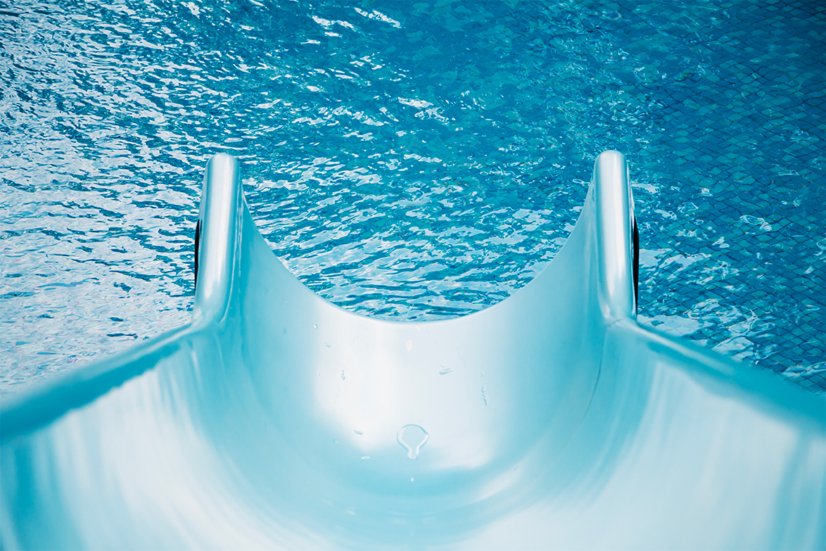 Accessoires pour la piscine - Toboggans