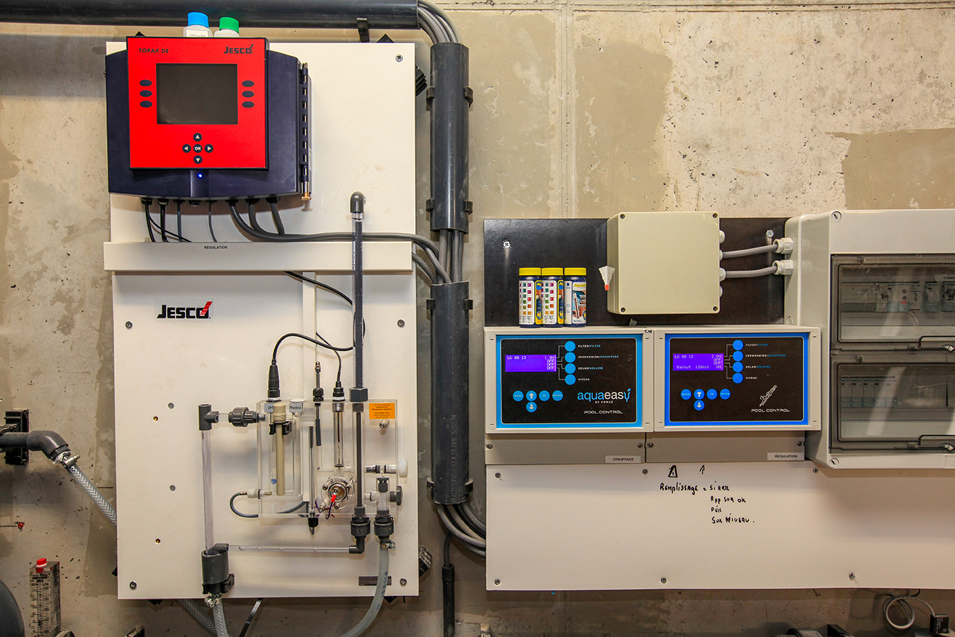 Gestion de la filtration de la piscine