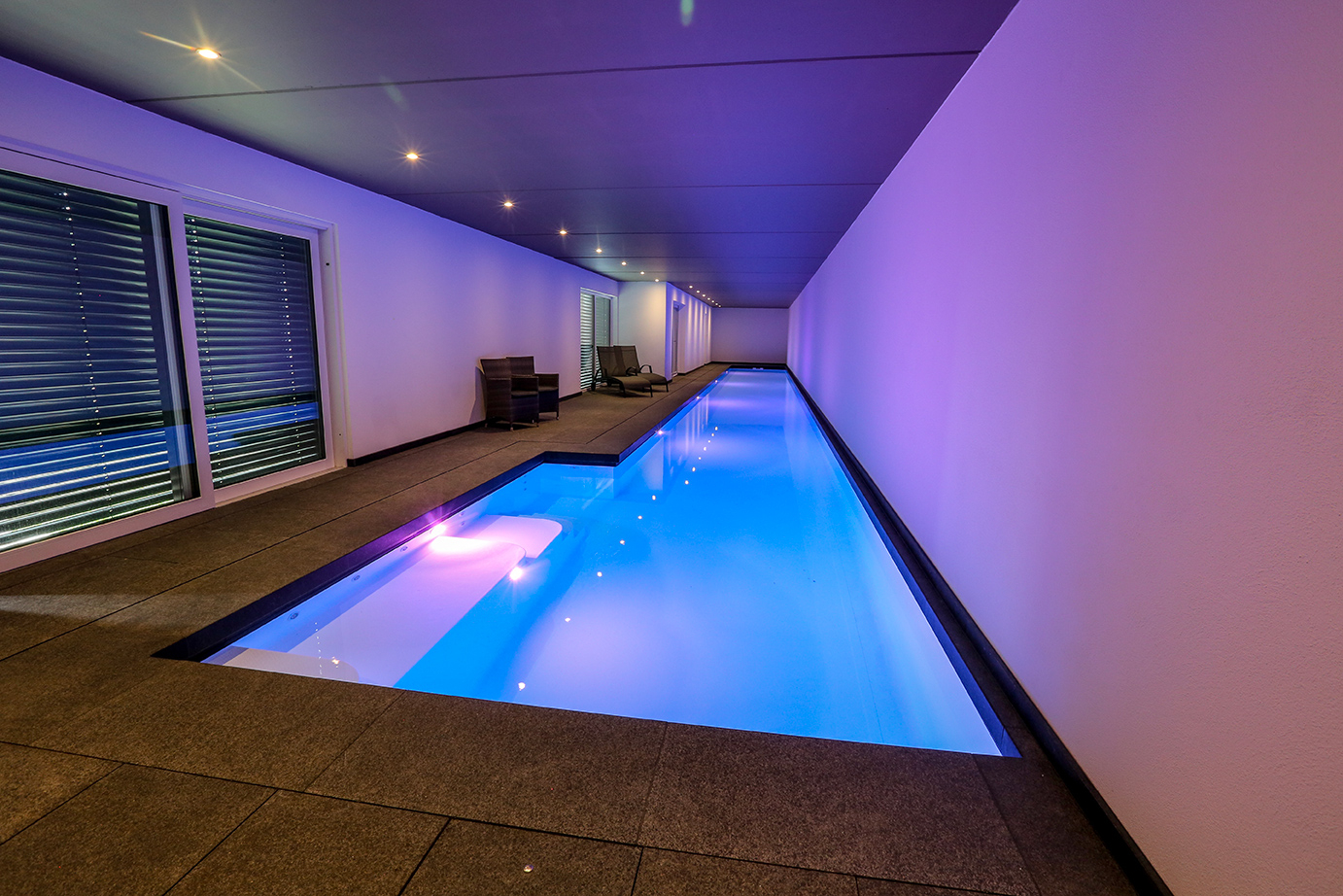 Effet de couleurs avec cet éclairage LED