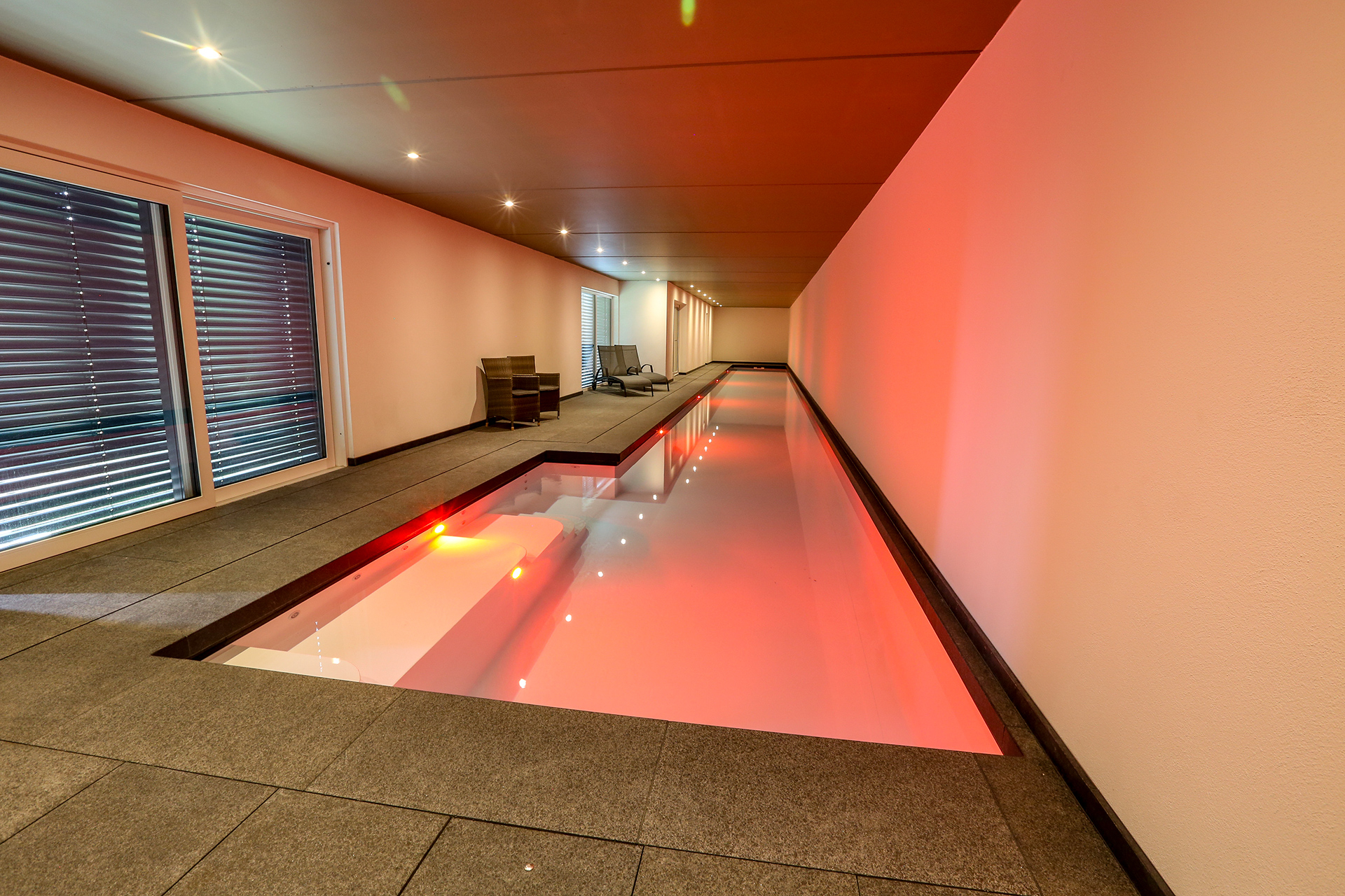 Le couloir de nage par Piscines Ondine