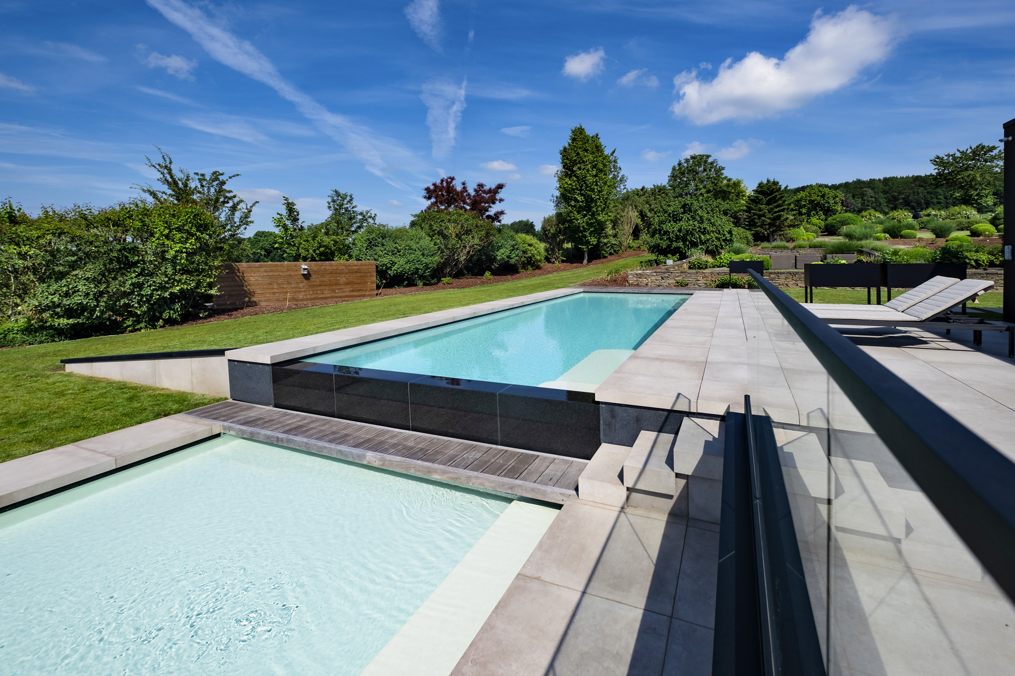 L'espace détente vu par Piscines Ondine