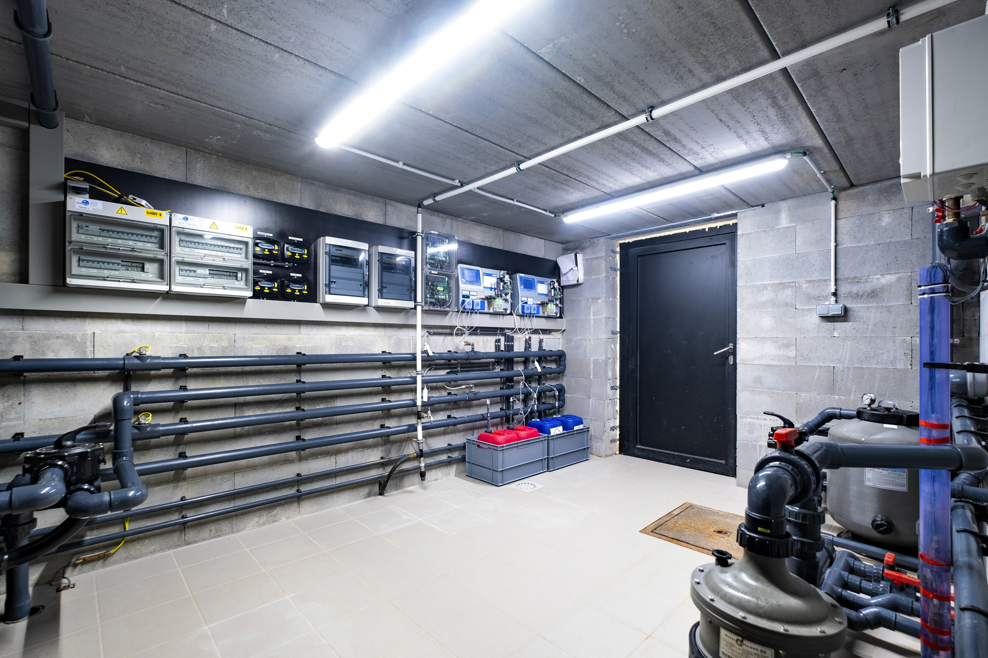 Piscines Ondine - Salle technique