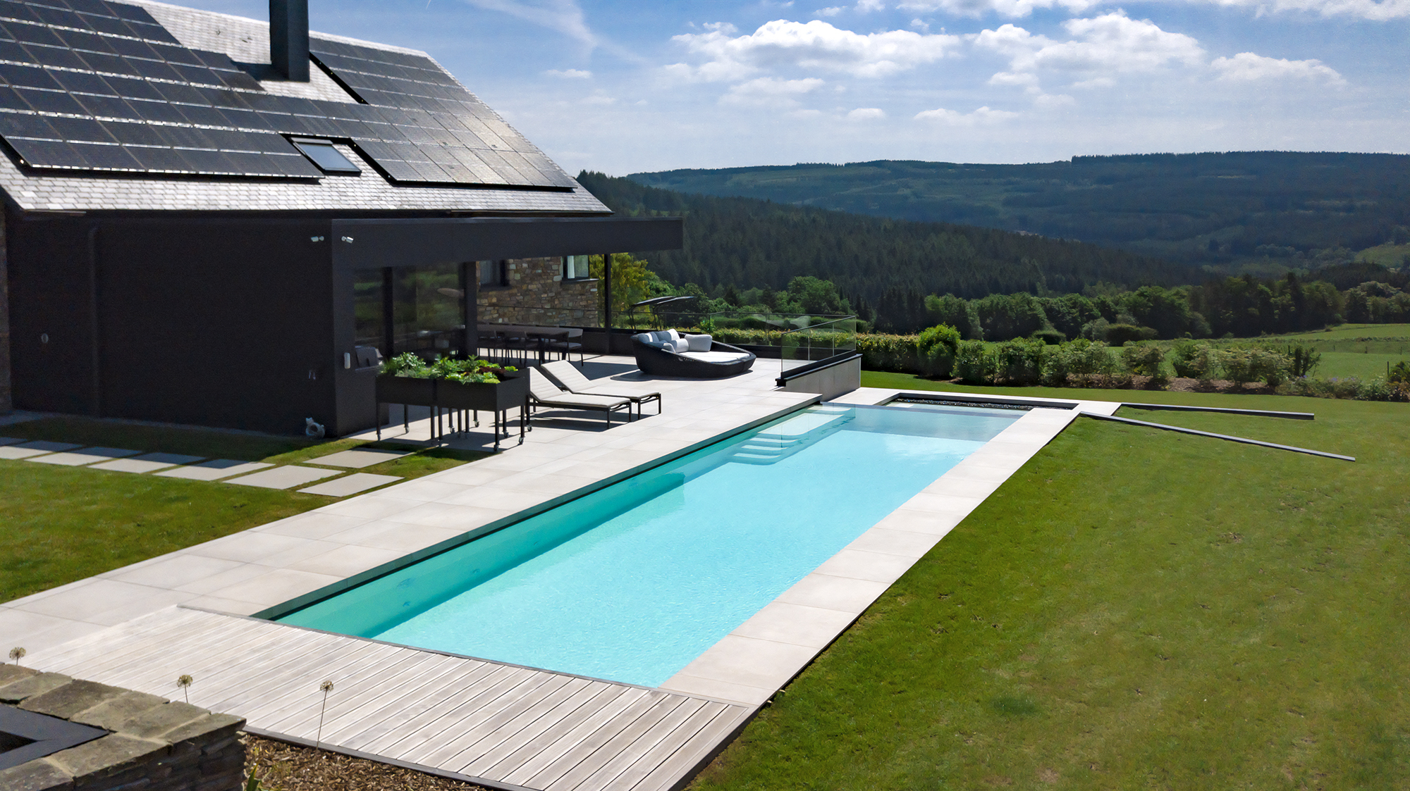 Vue dégagée sur la nature