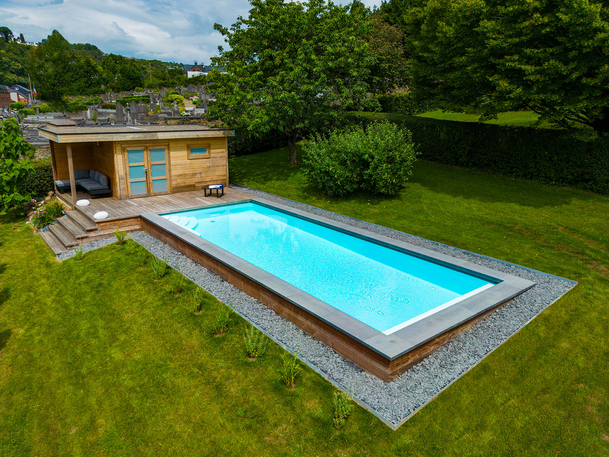 Réalisation de piscine Extérieure