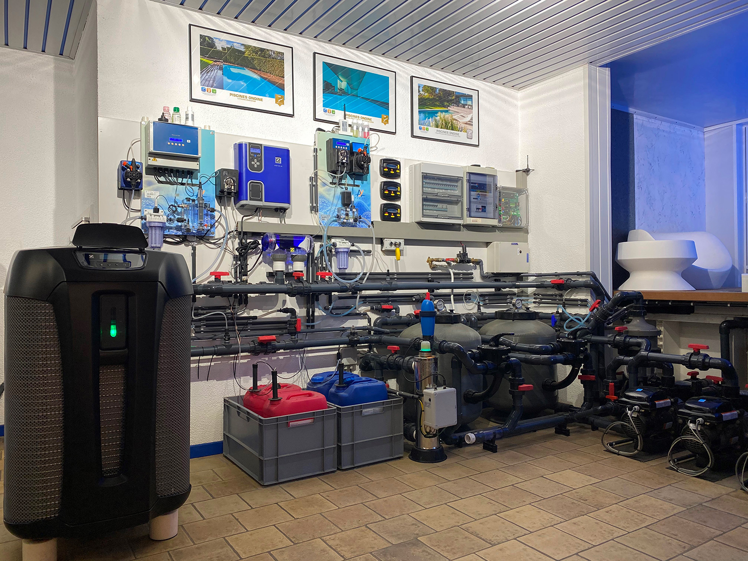 Atelier, technique de filtration