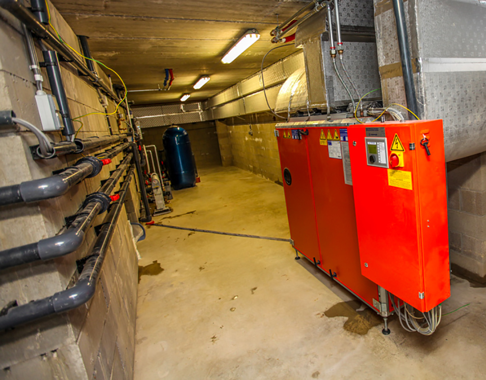 Traitement de l'air pour une piscine intérieure