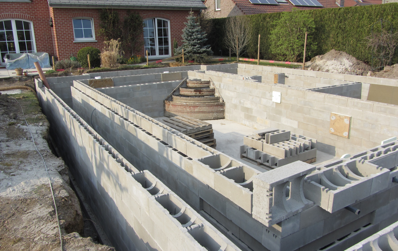 Piscine Extérieure rectangulaire en Beton